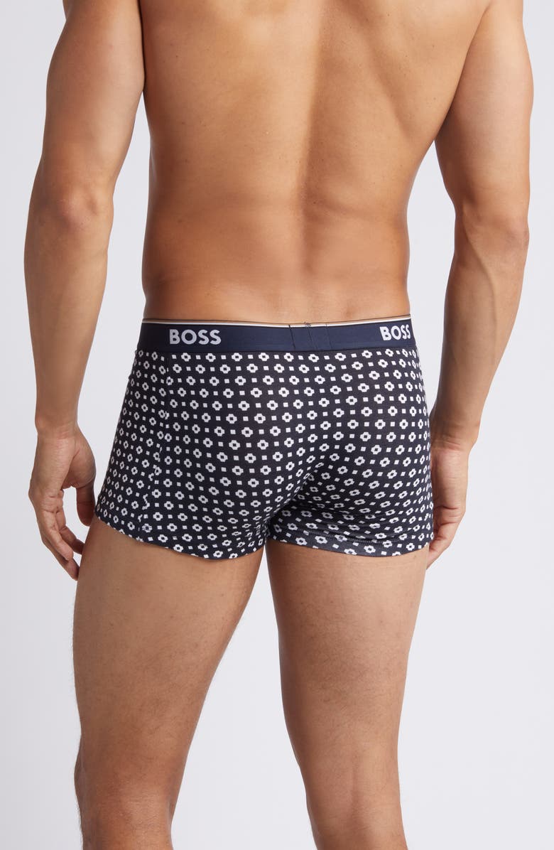BOSS Assorted 3-Pack Power Stretch Cotton Trunks, Alternate, color, 