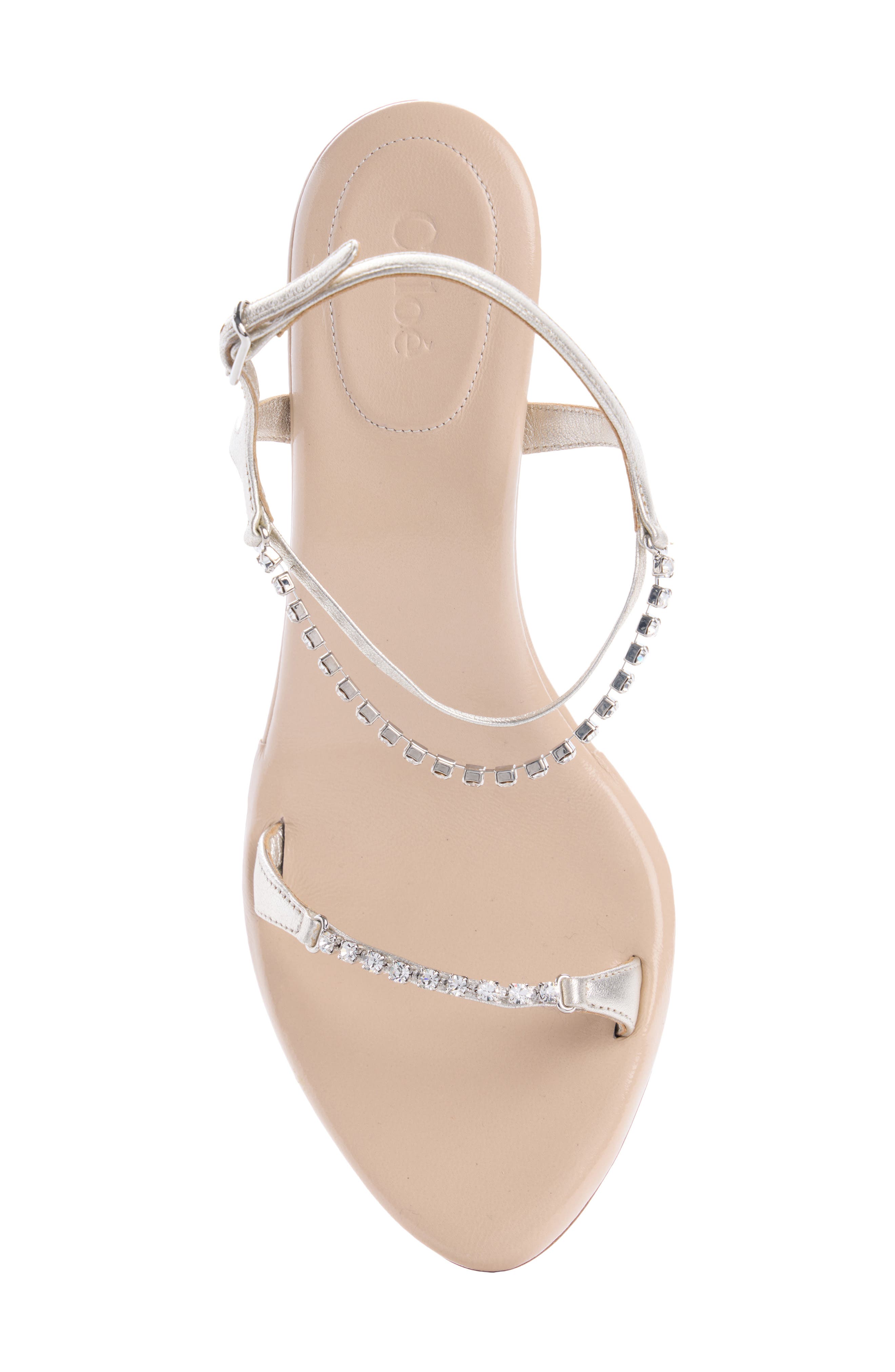 Zia Crystal Strap Sandal, Alternate, color, LIGHT PINK