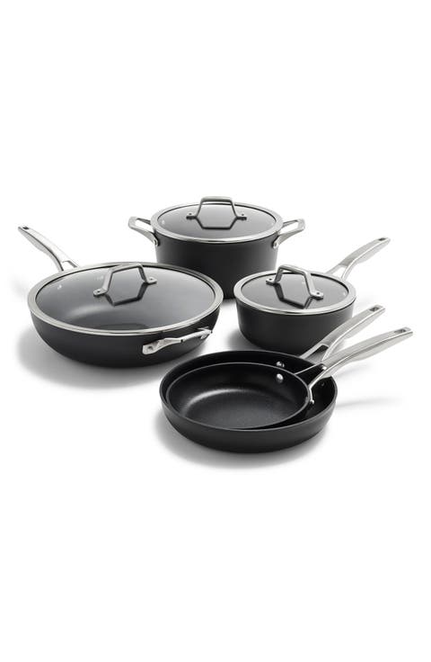 Premier Hard Anodized Nonstick 8-Piece Cookware Set
