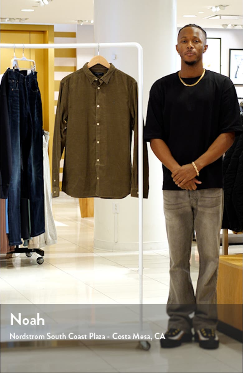 Birchwood Fine Wale Corduroy Button-Up Shirt, sales video thumbnail
