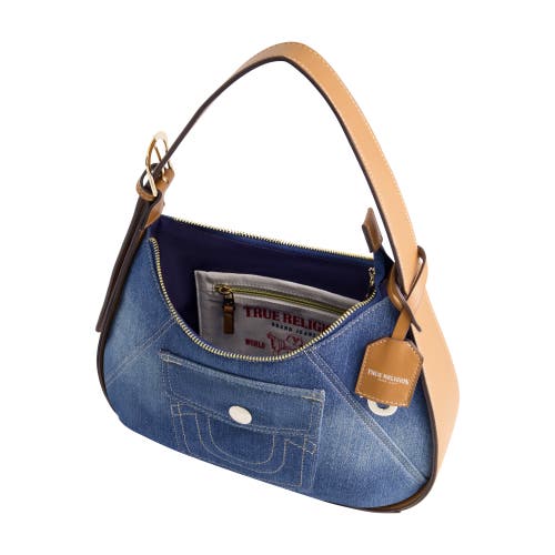 True Religion Horseshoe Pocket Medium Hobo In Blue