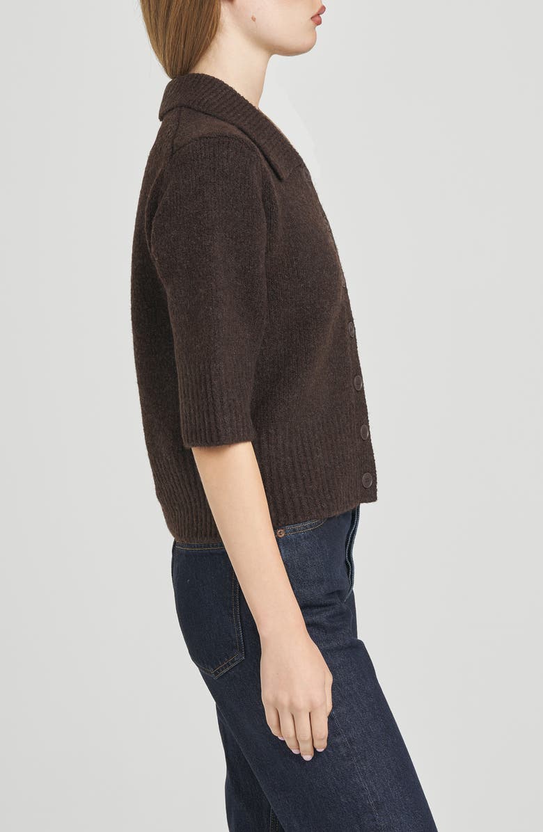 WAYF Harlow Cardigan, Alternate, color, Espresso