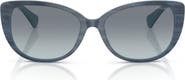 Ralph Lauren 56mm Gradient Butterfly Sunglasses