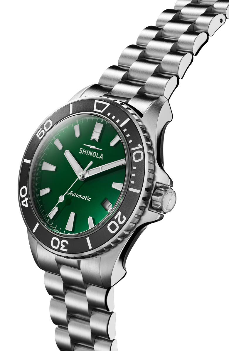 Shinola The Monster Automatic Bracelet Watch, 43mm, Alternate, color,