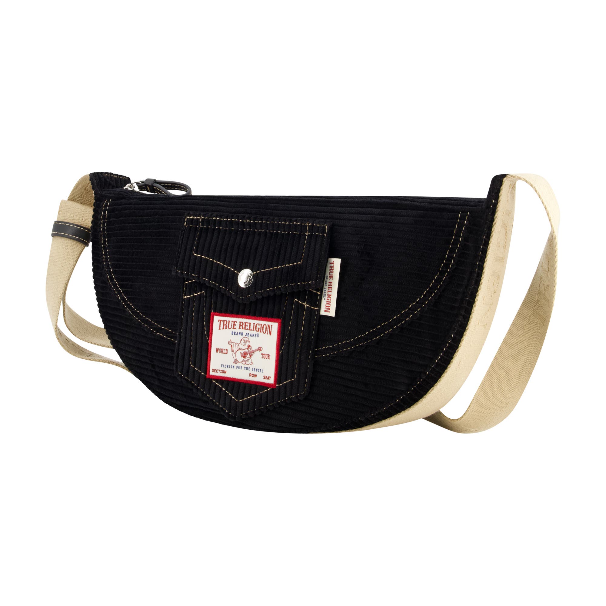 True Religion Corduroy Soft hobo, Alternate, color, 