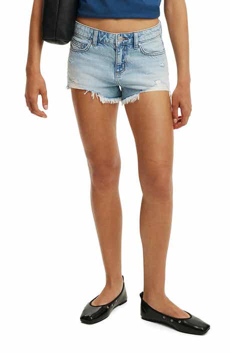 Saturday Low Rise Denim Cutoff Shorts