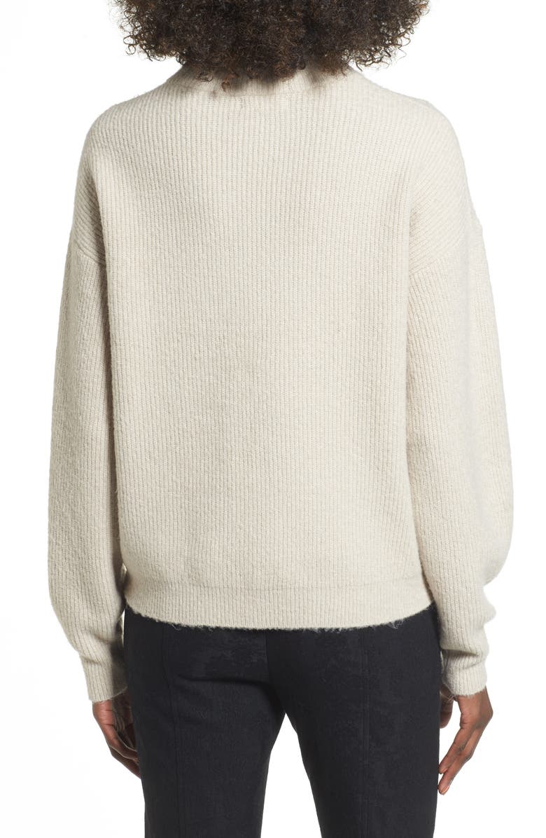 Leith Cozy Ribbed Pullover, Alternate, color, 