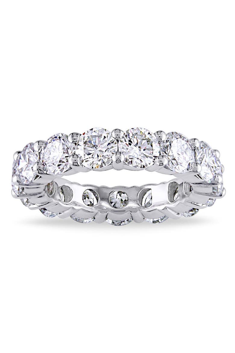 5 CTW Diamond Eternity Ring 18k, Alternate, color, 18K White Gold