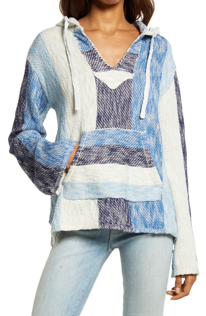 Faherty Women's Baja Organic Cotton Beach Hoodie, Main, color,