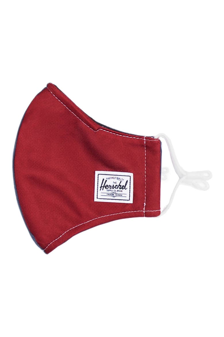 Fitted Face Mask, Alternate, color, BLUE/RED