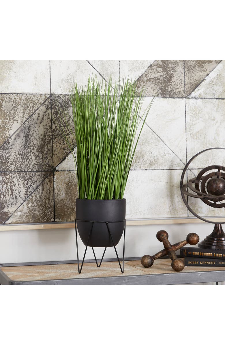 GINGER BIRCH STUDIO Green Faux Foliage Potted Artificial Plant, Alternate, color, Green