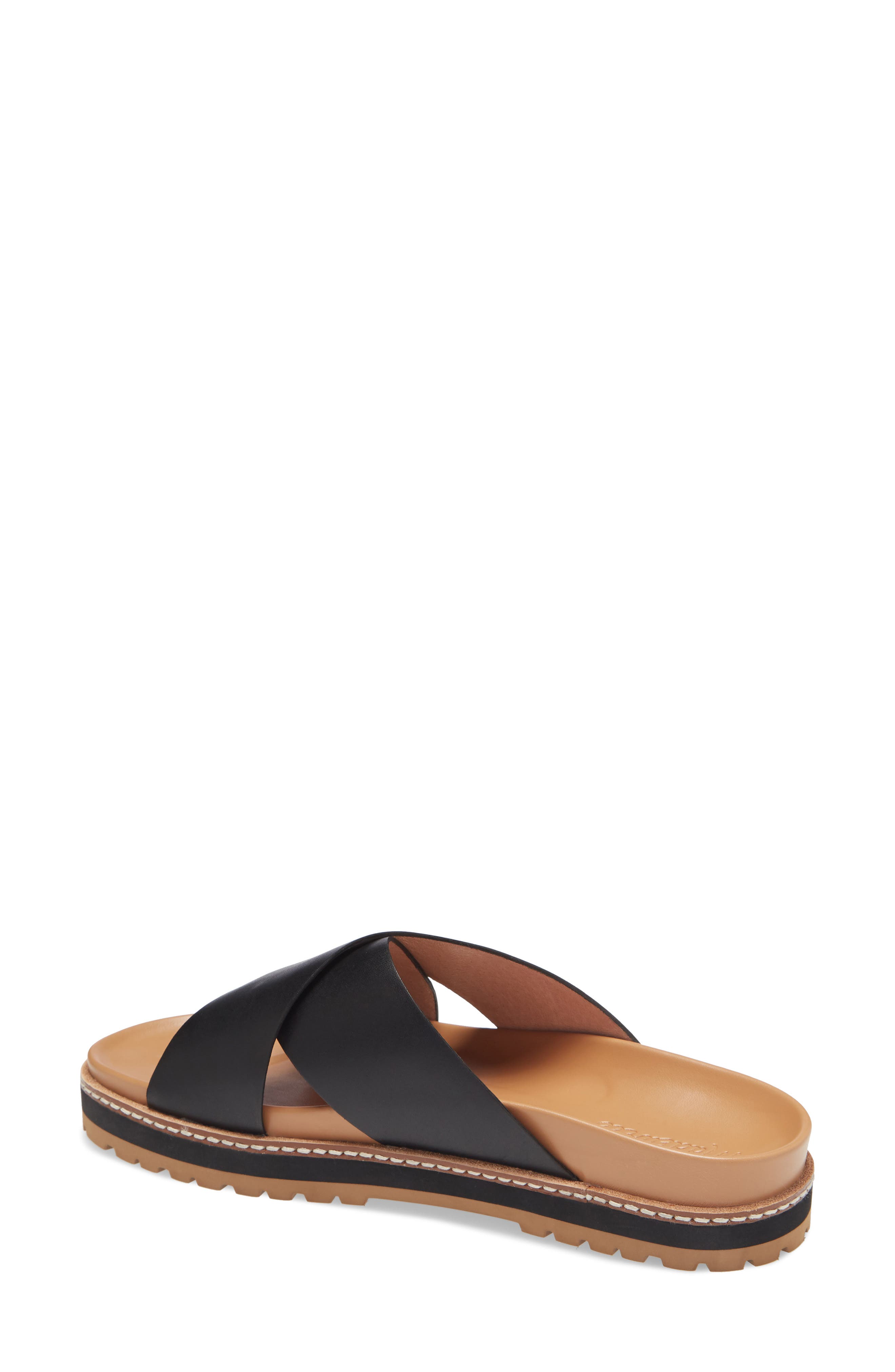 Madewell The Dayna Lug Sole Slide Sandal, Alternate, color, 