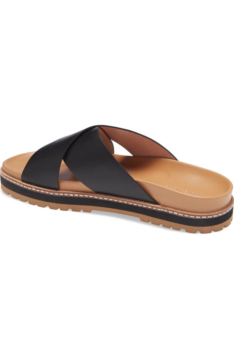 Madewell The Dayna Lug Sole Slide Sandal, Alternate, color,