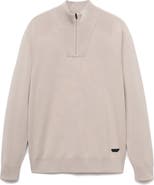 MANGO Thermoregulated Quarter Zip Sweater