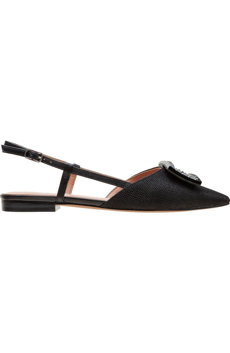 Linea Paolo Carmen Slingback Pointed Toe Flat, Alternate, color,
