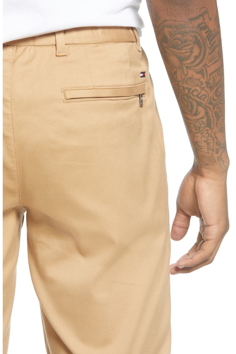 Tapered Tech Twill Slim Fit Chino Pants, Alternate, color, BEIGE