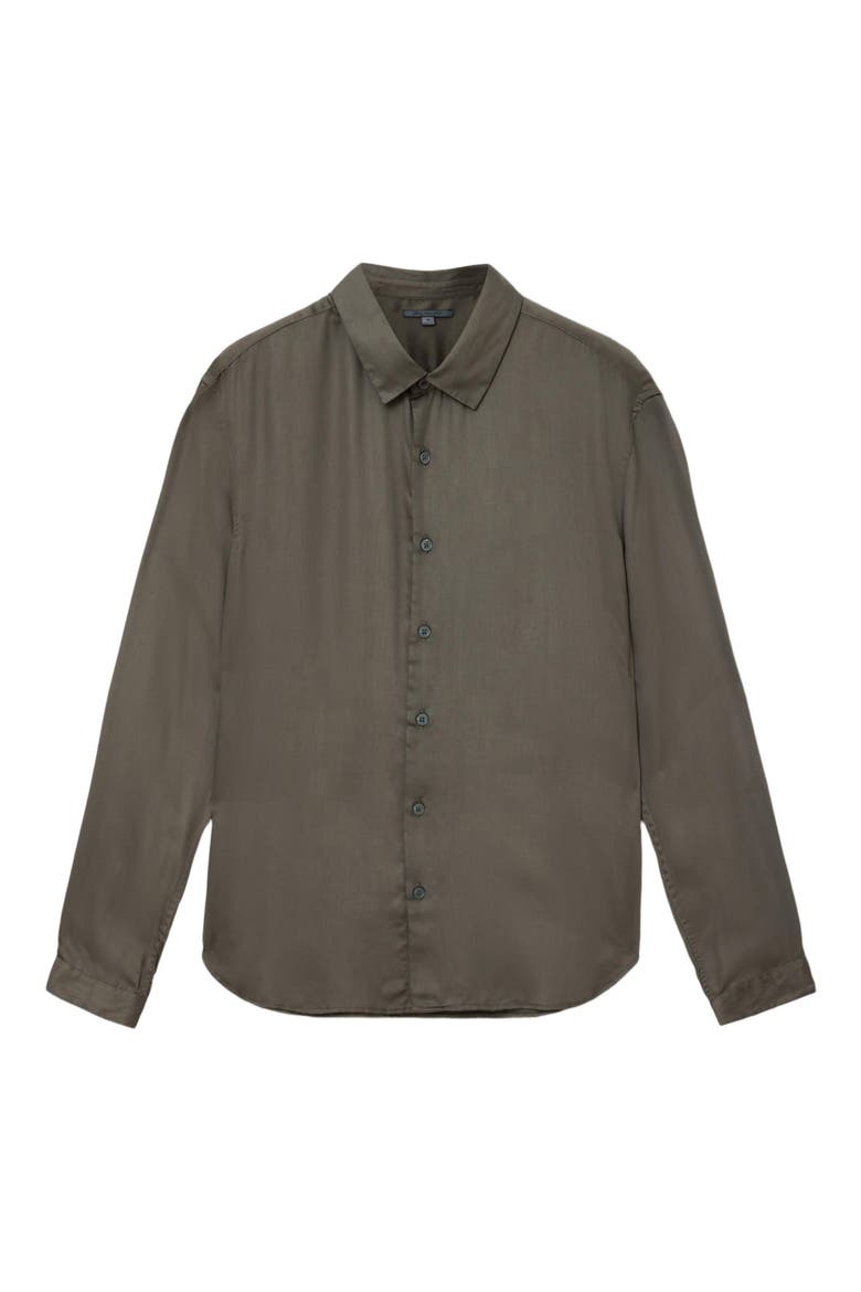 Ross Button-Up Shirt, Alternate, color, TEAKWOOD
