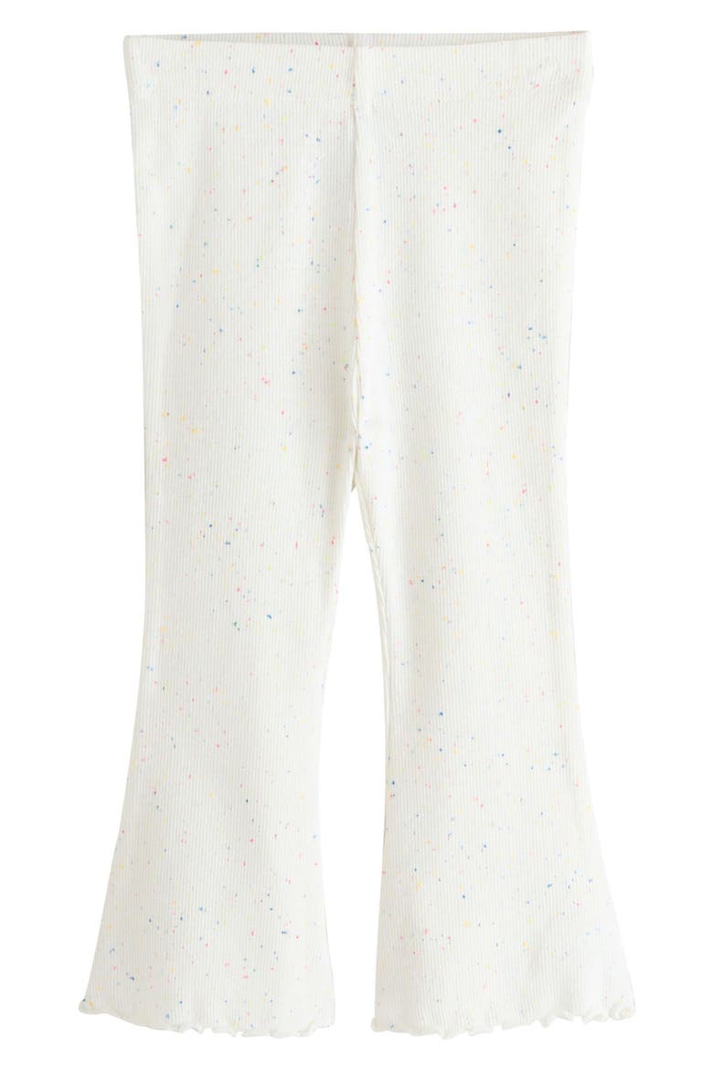 Kids' Rib Flare Leggings, Main, color, NEUTRAL