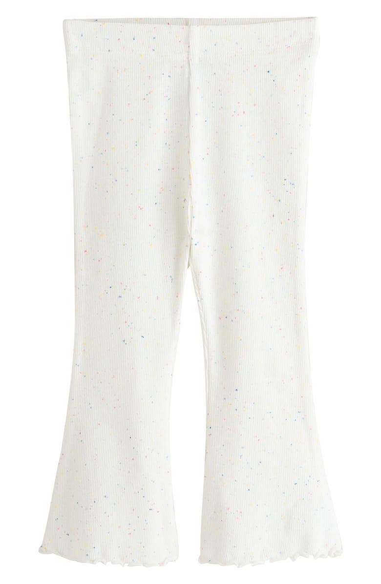 NEXT Kids' Rib Flare Leggings, Main, color, Neutral