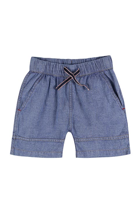 Organic Cotton Plain Shorts (Toddler, Little Kid)