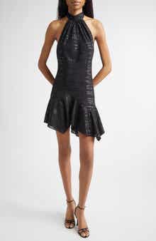 Nari Metallic Sleeveless Minidress