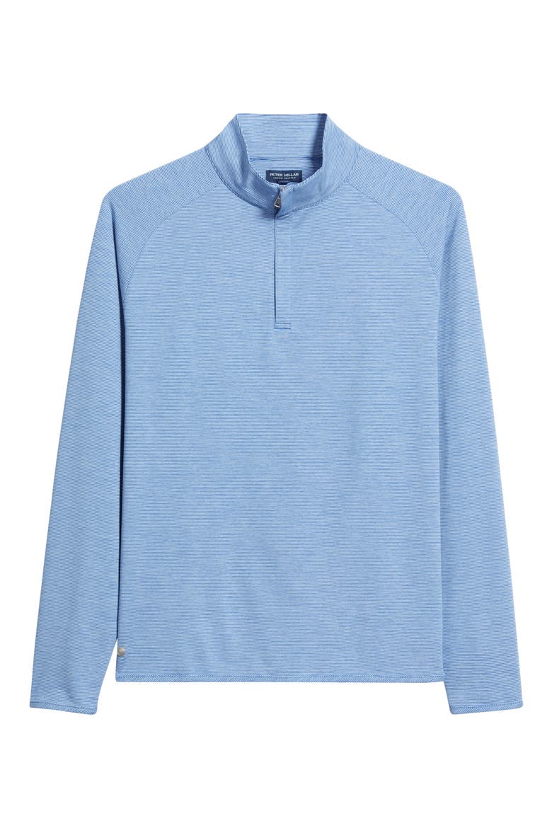 Crown Crafted Stealth Performance Quarter Zip Pullover, Alternate, color, DUSK BLUE