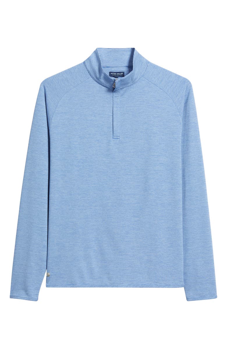 Peter Millar Crown Crafted Stealth Performance Quarter Zip Pullover, Main, color, 