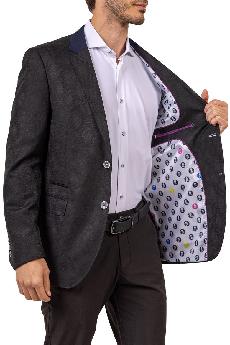 Socrate Ascension Sport Coat, Alternate, color, BLACK