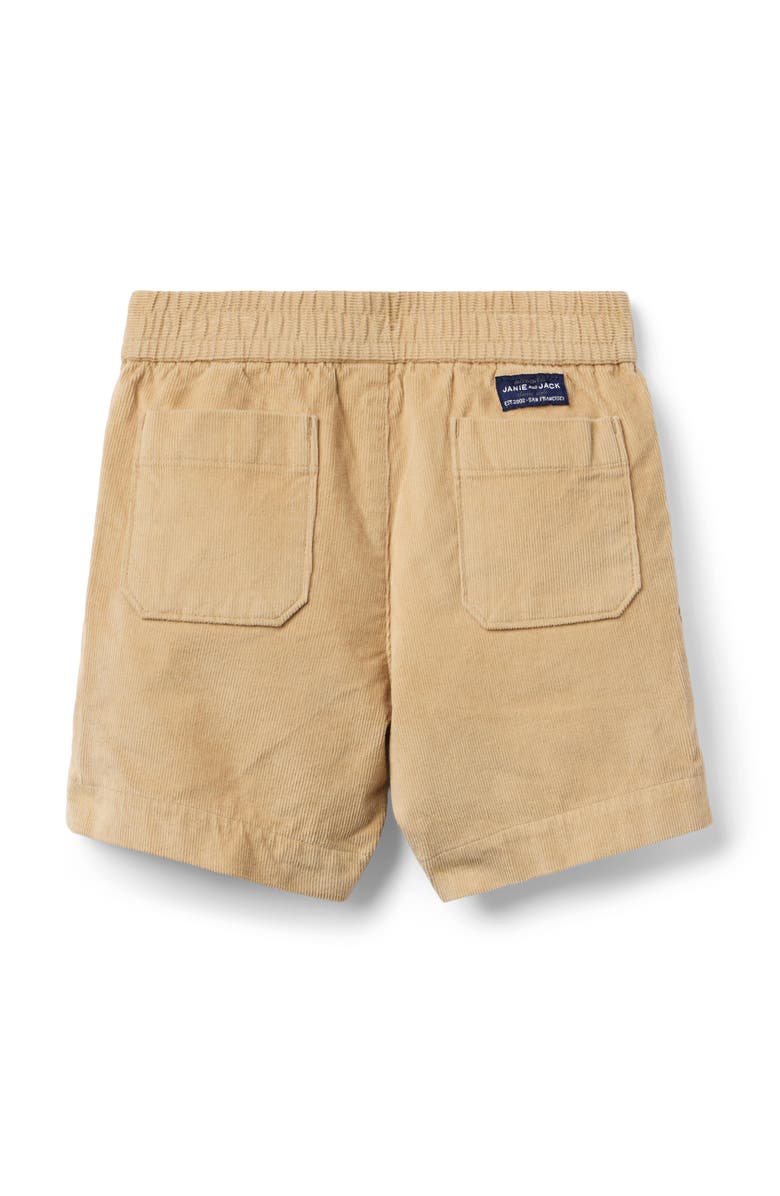 Janie and Jack The Corduroy Short, Alternate, color, Beige