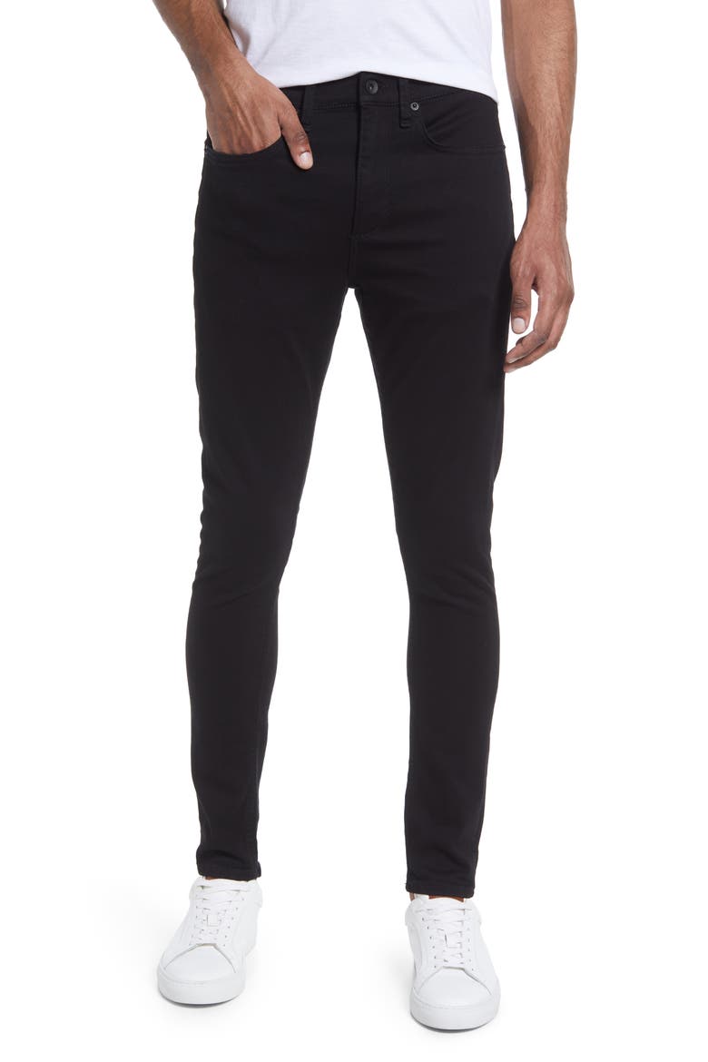 Fit 1 Aero Stretch Skinny Jeans, Main, color, BLACK