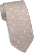 David Donahue Neat Silk Tie