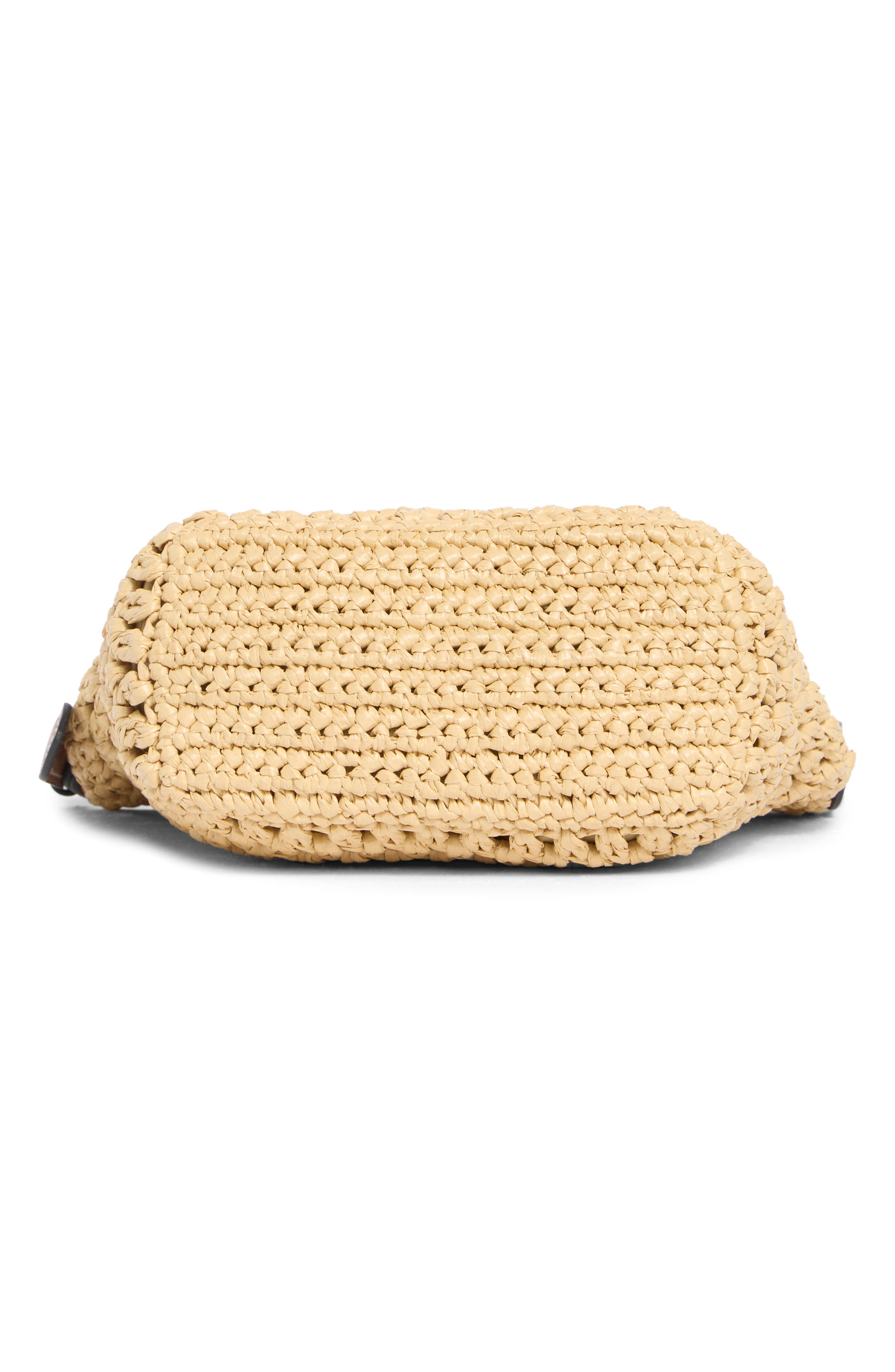 URBAN EXPRESSIONS HANDBAGS Straw Bucket Bag, Alternate, color, Natural Tan