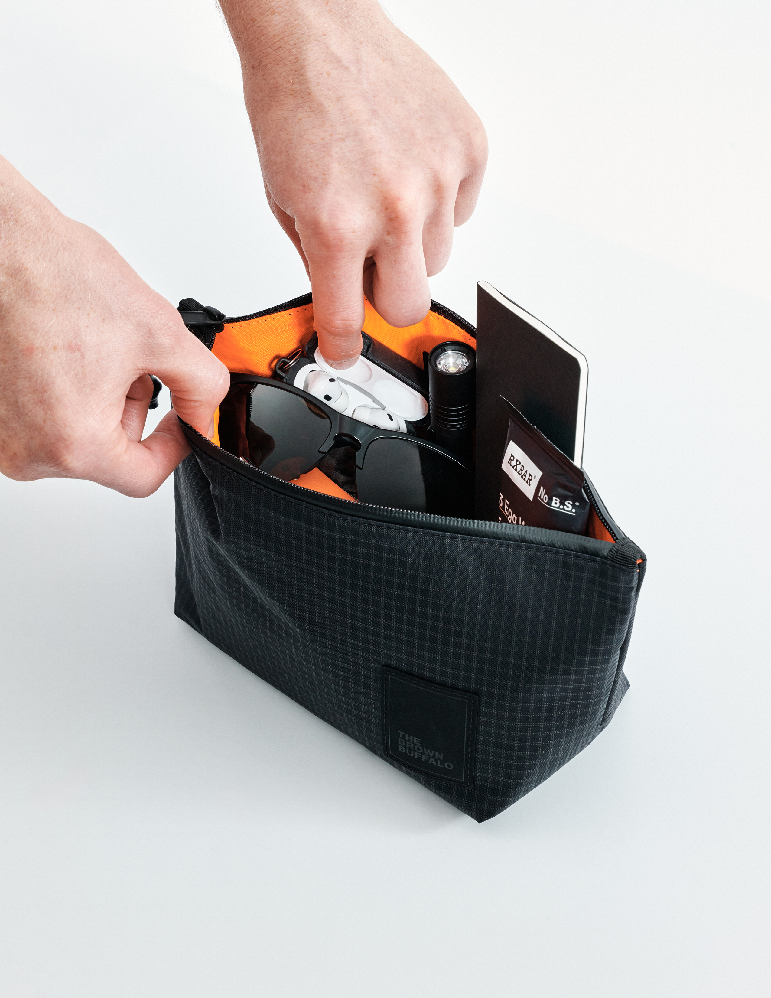 The Brown Buffalo Dopp Kit Bag, Alternate, color, Balistic-Black