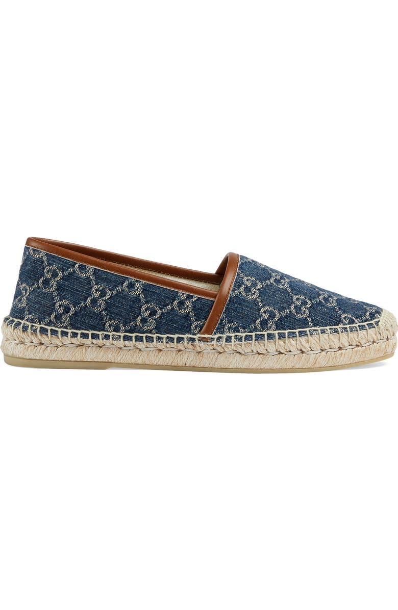 Gucci Pilar Logo Espadrille Flat, Alternate, color,