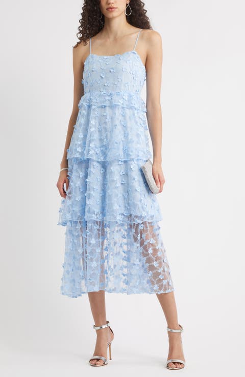 パーティードレス Floral Blooms Asymmetrical Dress Whimsical Blooms Sleeveless Floral Maxi Dress | Windsor