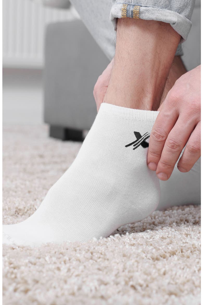 3-Pack Low Cut Compression Socks, Alternate, color, WHITE