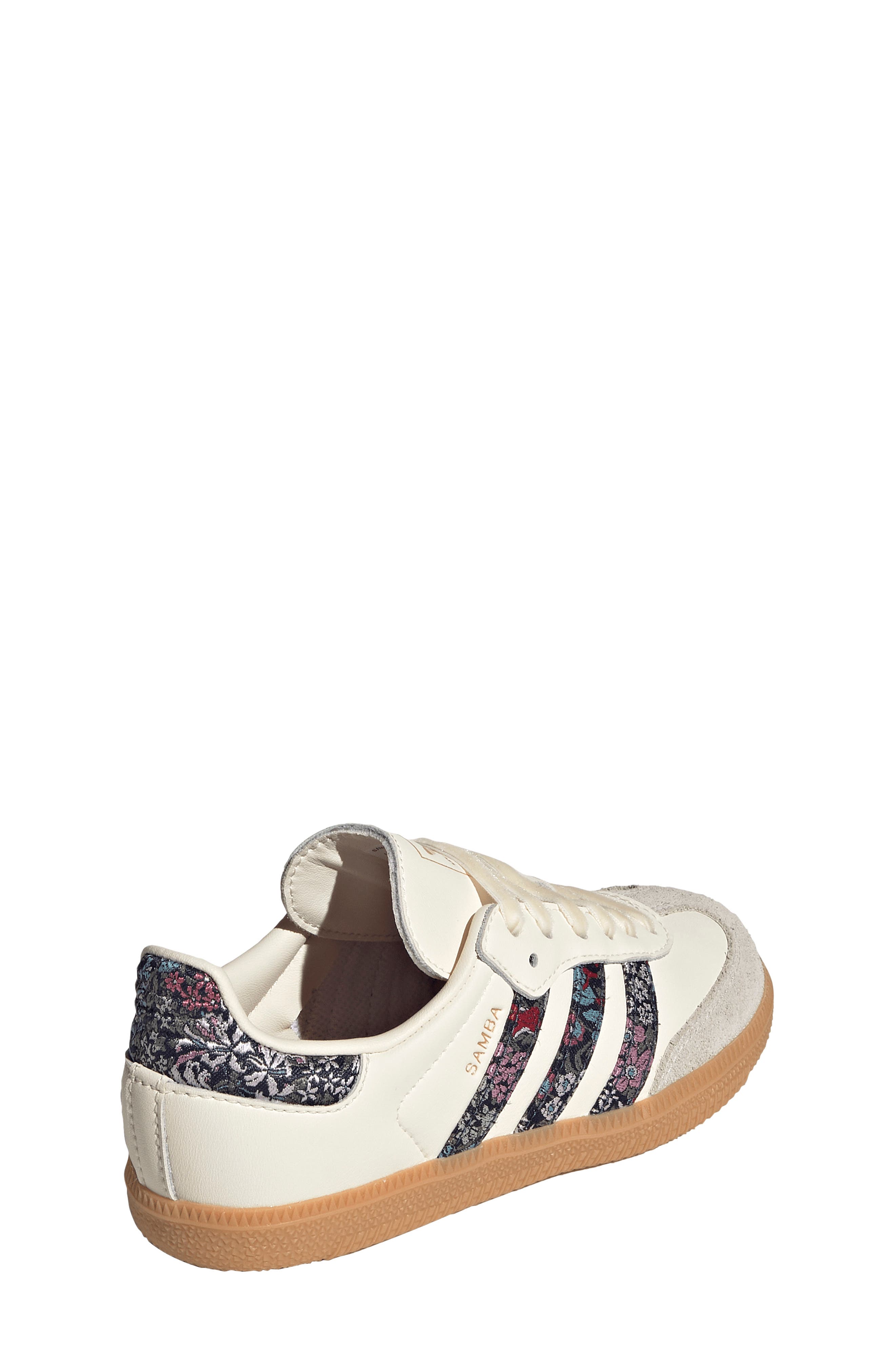 x Liberty London Kids' Samba OG Sneaker, Alternate, color, CREAM/ MAGENTA/ TALC