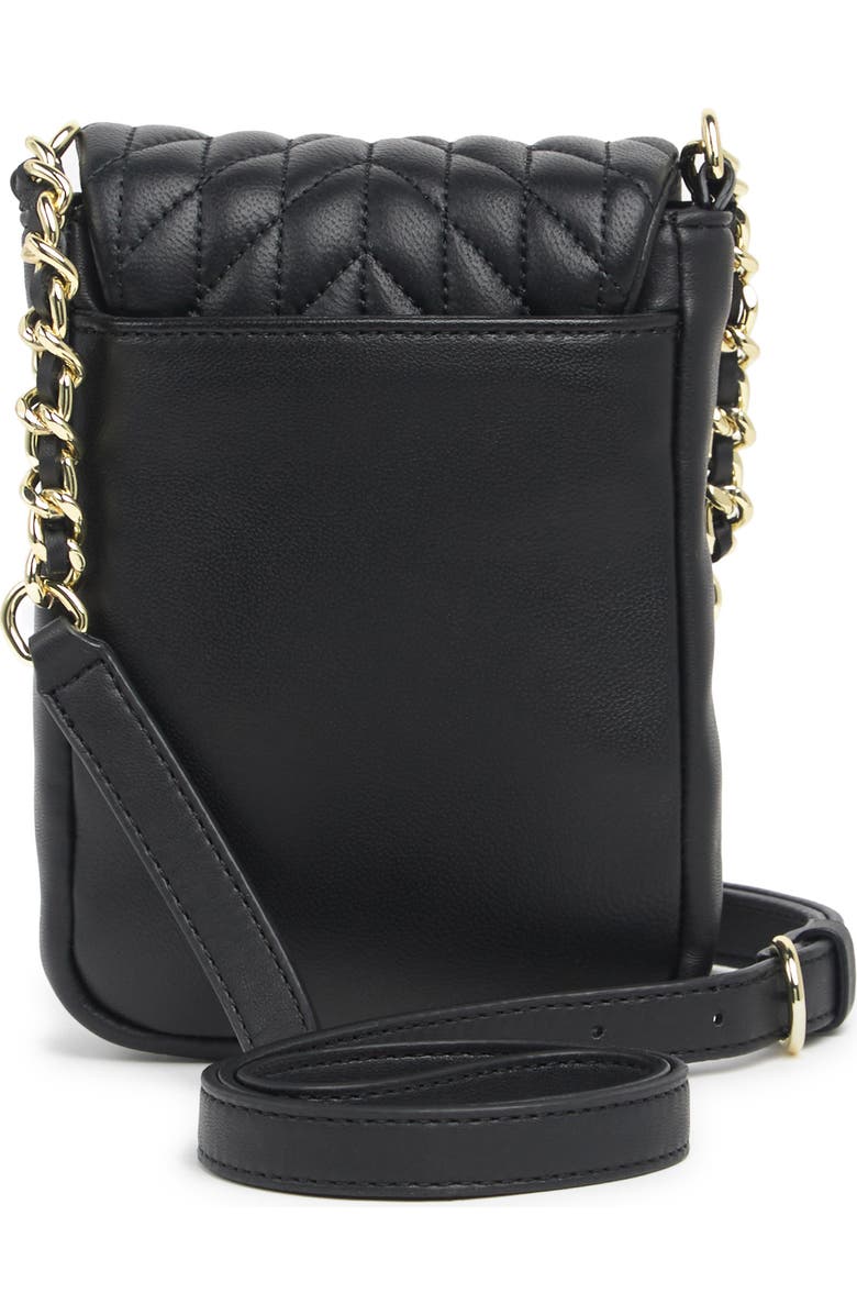 KARL LAGERFELD PARIS Agyness Leather Crossbody Bag, Alternate, color,