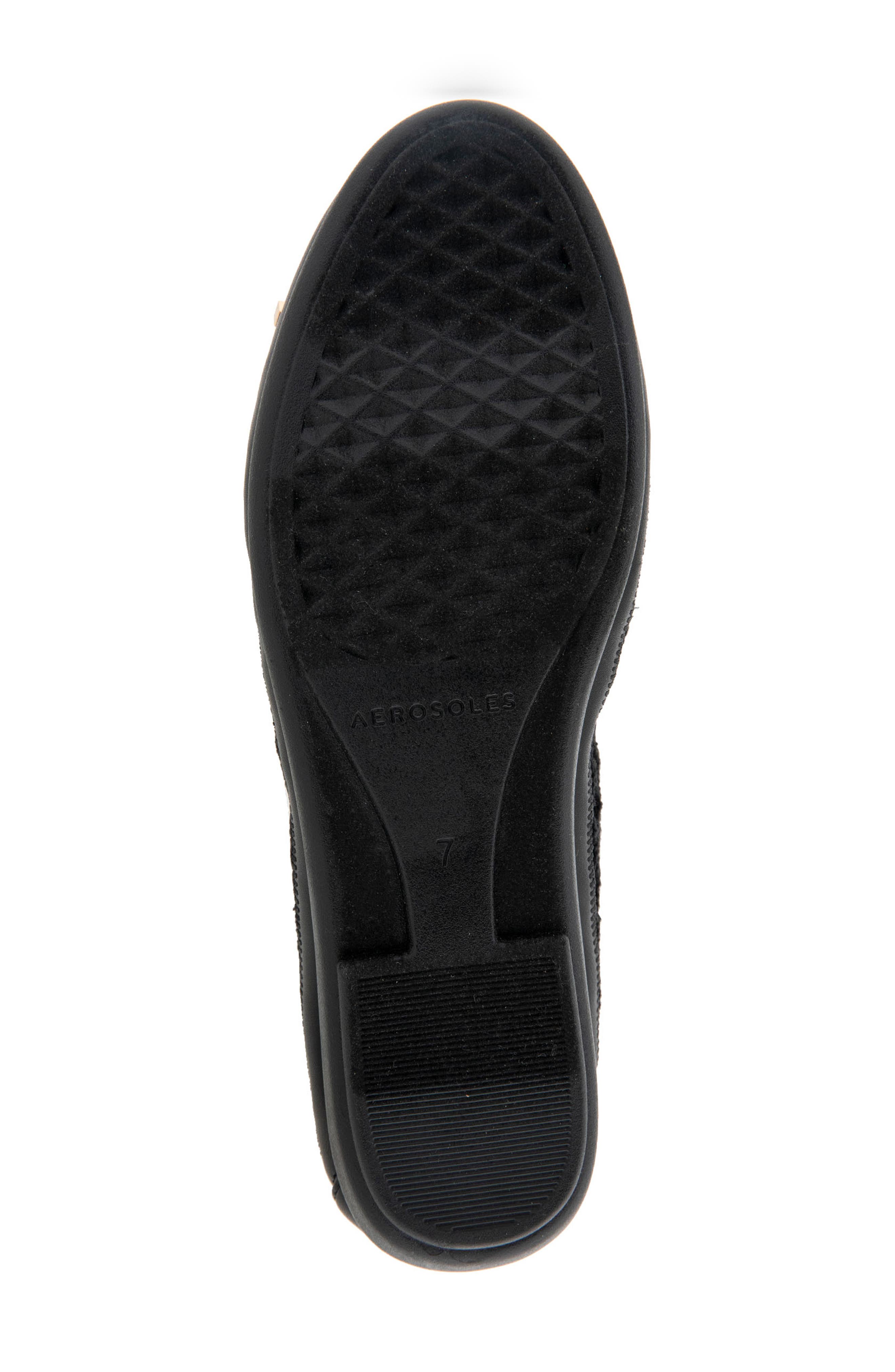 Aerosoles Bria Ballet Flat, Alternate, color, Black Mesh Fabric