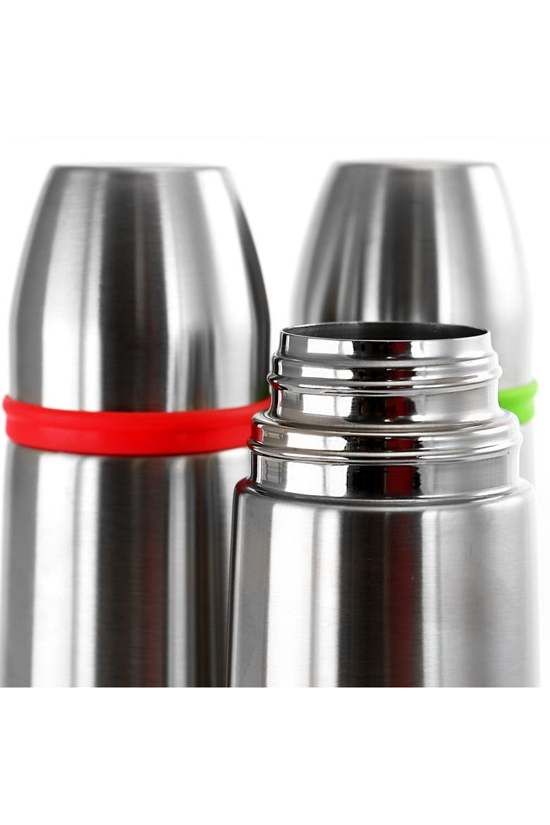 Altona 3 Piece 27 Ounce Stainless Steel Thermal Travel Bottles, Alternate, color, Green