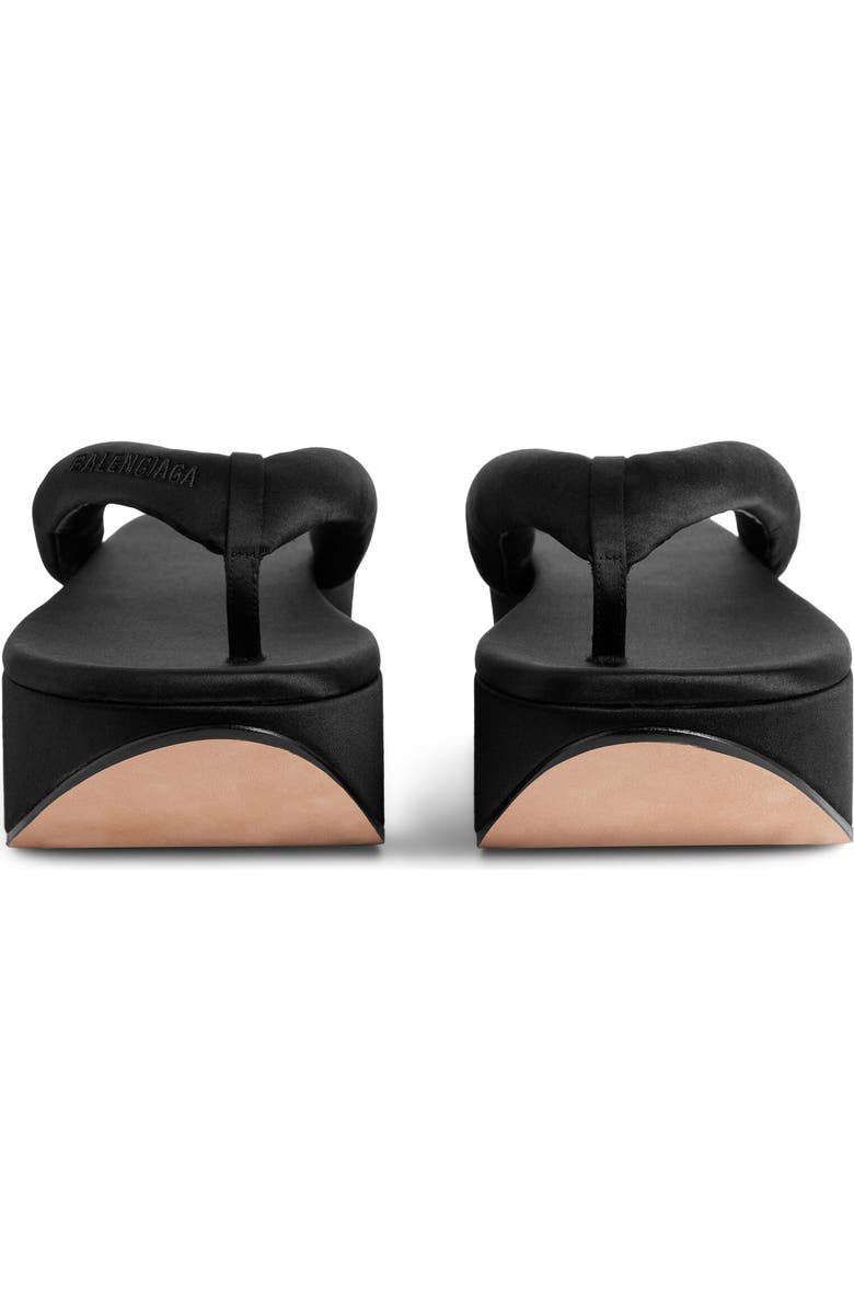 Balenciaga Gaeta Platform Sandal, Alternate, color, Black