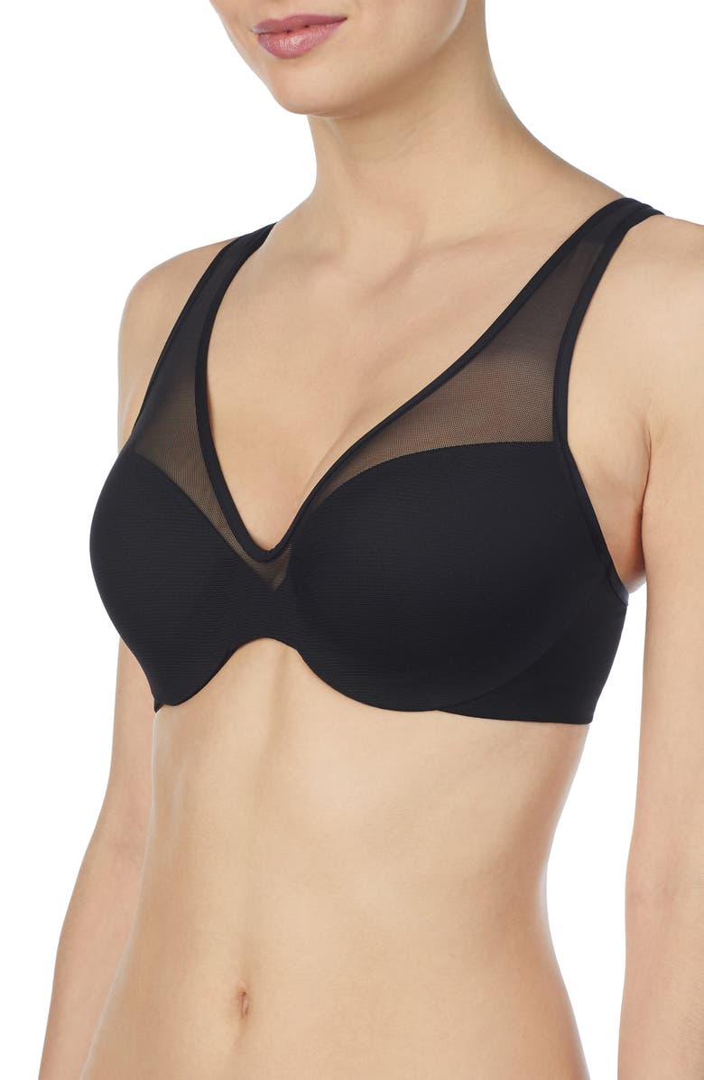 Le Mystère Sheer Illusion Underwire Demi Bra, Alternate, color,