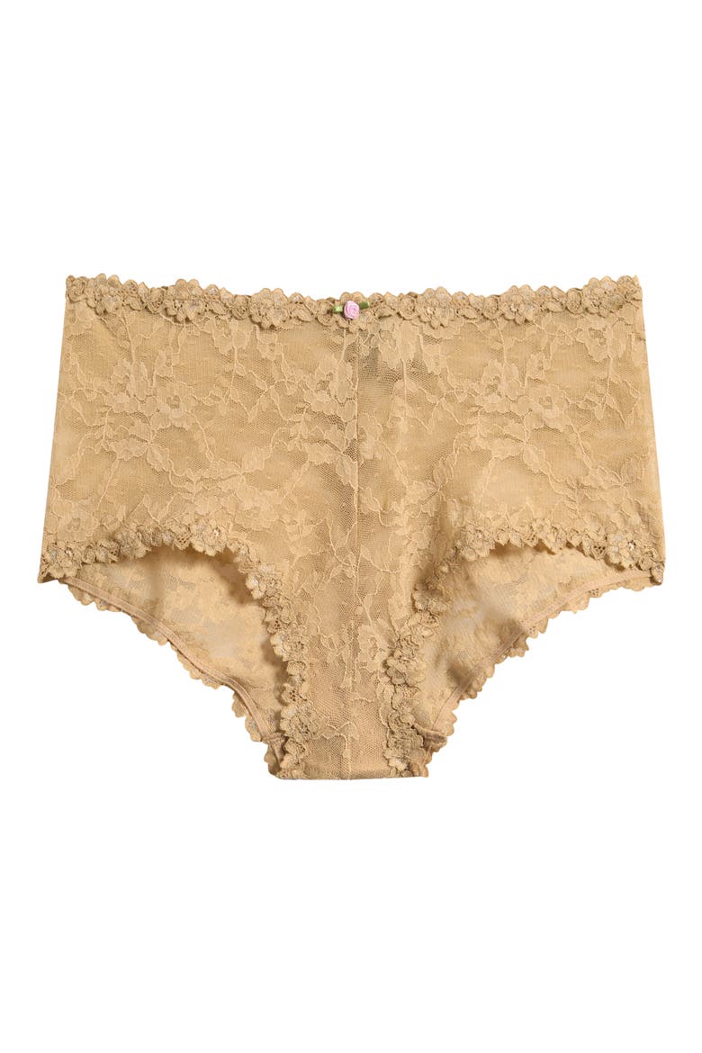 Stretch Lace Boy Short, Alternate, color, DELTA