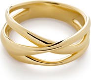 Monica Vinader Nura Crossover Ring