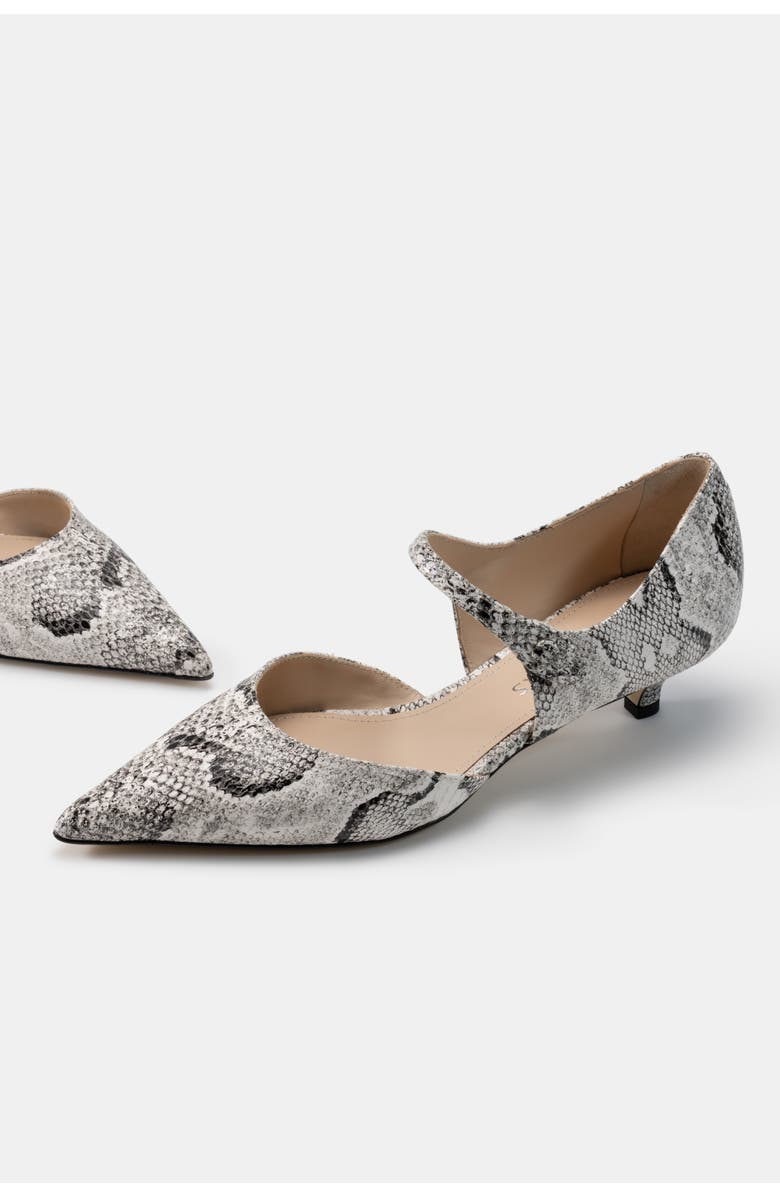 BELLS & BECKS Nadia Kitten Heel Mary Jane Pump, Alternate, color, Snake