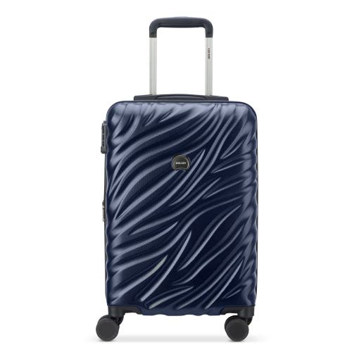 Delsey Paris Alexis Hardside 21-inch Carry-on Expandable Spinner Luggage In Navy