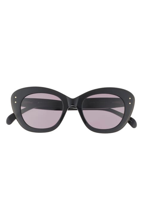 49mm Cat Eye Sunglasses