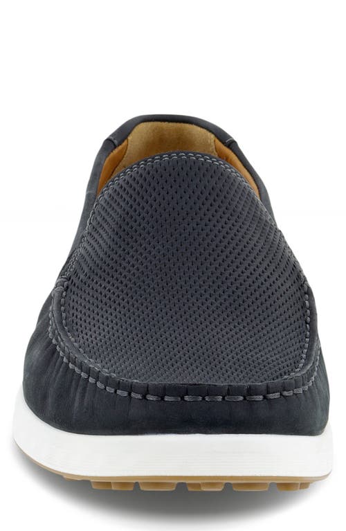Ecco S Lite Moc Toe Slip-on In Black/black