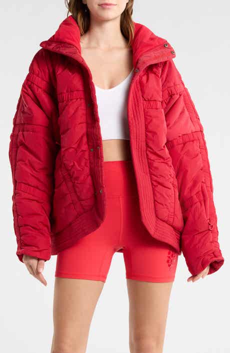 FP Movement by Free People Shirr Enough Backpack Water Resistant Puffer Jacket