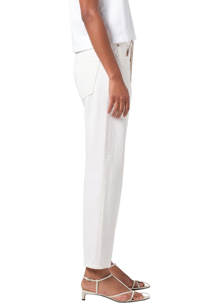 '90s Mid Rise Crop Relaxed Straight Leg Organic Cotton Jeans, Alternate, color, FORTUNE COOKIE (NATURAL)